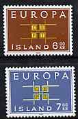 Iceland 1963 Europa set of 2, SG 404-05, Mi 373-74 unmounted mint*