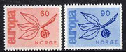 Norway 1965 Europa set of 2, SG 581-82, Mi 532-33*
