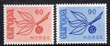 Norway 1965 Europa set of 2, SG 581-82, Mi 532-33*