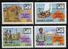 Sierra Leone 1987 World Scout Jamboree set of 4 unmounted mint, SG 1091-94*