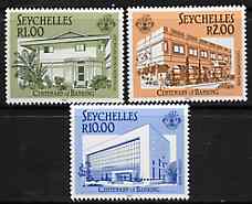 Seychelles 1987 Banking in Seychelles set of 3 unmounted mint, SG 671-73*