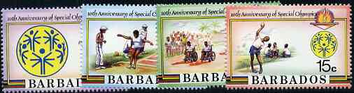 Barbados 1987 Special Olympics set of 4 unmounted mint, SG 832-35*