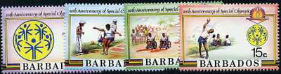 Barbados 1987 Special Olympics set of 4 unmounted mint, SG 832-35*