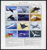 Palau 1996 Spy Planes sheetlet containing set of 12 with definitions in lower margin, unmounted mint SG 1085-96