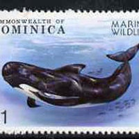Dominica 1979 Pilot Whale $1 from Marine Wildlife set unmounted mint, SG 664*