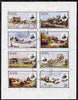 Staffa 1979 Rowland Hill (Mail Coaches) perf,set of 8 values cto used (1p to 40p)