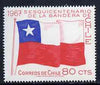 Chile 1967 National Flag 80c unmounted mint, SG 588*