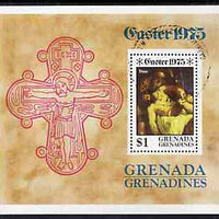 Grenada - Grenadines 1975 Easter m/sheet (Titian) cto used, SG MS 67