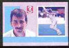 St Vincent - Grenadines 1985 Cricketers #3 - 60c L Potter - imperf progressive colour proof in se-tenant pair printed in blue & magenta only unmounted mint (as SG 366a)