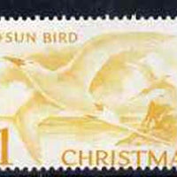 Christmas Island 1963 Tropic Bird $1 from definitive set unmounted mint, SG 20