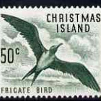 Christmas Island 1963 Frigate Bird 50c from definitive set unmounted mint, SG 19*