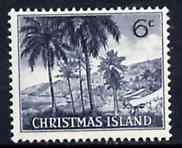Christmas Island 1963 Island Scene 6c from definitive set, SG 14 unmounted mint*