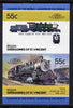 St Vincent - Bequia 1985 Locomotives #4 (Leaders of the World) 55c (4-6-2,Class H4 USA) imperf se-tenant proof pair in issued colours from limited printing unmounted mint*