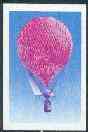 St Thomas & Prince Islands 1980 Balloons 8Db (Anrée's Eagle) imperf progressive proof printed in blue & magenta only unmounted mint