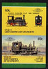 St Vincent - Bequia 1987 Locomotives #5 (Leaders of the World) 40c (0-4-0 Class DVI Germany) imperf se-tenant proof pair in issued colours from limited printing unmounted mint*