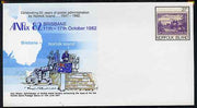 Norfolk Island 1982 'ANPEX 82' 27c pre-stamped p/stat envelope commemorating First Norfolk Is Stamp