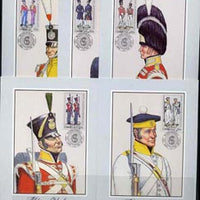 Ciskei 1983 British Military Uniforms #1 set of 5 each used on individual appropriate postcard (maximum card) with special cancellation, SG 47-51