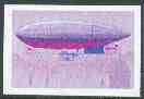 St Thomas & Prince Islands 1980 Airships 7Db (Willows II) imperf progressive proof printed in blue & magenta only unmounted mint