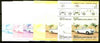 St Vincent - Bequia 1984 Cars #2 (Leaders of the World) 25c (1963 Ford Lotus Cortina) set of 7 imperf se-tenant progressive colour proof pairs comprising the four individual colours plus 2, 3 and all 4-colour composites unmounted mint