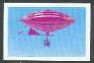 St Thomas & Prince Islands 1980 Airships 3Db (Gaston Brothers) imperf progressive proof printed in blue & magenta only unmounted mint