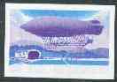 St Thomas & Prince Islands 1980 Airships 8Db (Ville de Lucerne) imperf progressive proof printed in blue & magenta only unmounted mint