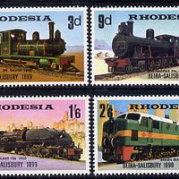 Rhodesia 1969 Beira-Salisbury Railway set of 4 unmounted mint, SG 431-34