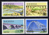 Rhodesia 1969 Bridges of Rhodesia set of 4 cds used, SG 435-8