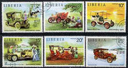 Liberia 1973 Vintage Cars set of 6 cto used, SG 1169-74