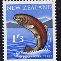 New Zealand 1960-66 Rainbow Trout 1s3d (from def set) unmounted mint, SG 792
