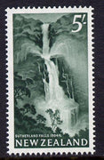 New Zealand 1960-66 Sutherland Falls 5s (from def set) unmounted mint, SG 800