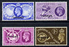 Morocco Agencies - Tangier 1949 Universal Postal Union Anniversary perf set of 4 mounted mint, SG 276-79