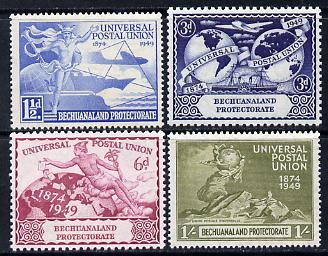 Bechuanaland 1949 KG6 75th Anniversary of Universal Postal Union set of 4 unmounted mint, SG138-41