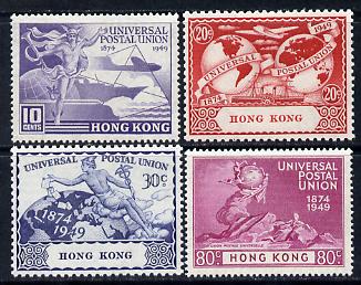 Hong Kong 1949 KG6 75th Anniversary of Universal Postal Union set of 4 unmounted mint, SG173-76