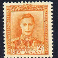 New Zealand 1947-52 KG6 2d orange unmounted mint, SG 680