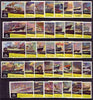 Match Box Labels - complete set of 40 Ships, superb unused condition (Co-op Lucifers series from 1962)
