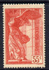 France 1937 National Museums 55c scarlet mounted mint well centred and fresh looking SG587