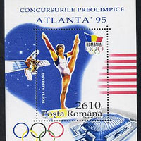 Rumania 1995 Atlanta Olympic Games (1st issue) perf m/sheet unmounted mint, SG MS 5789