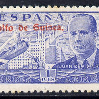 Spanish Guinea 1949 Overprint on Autogyro 1p unmounted mint SG 324