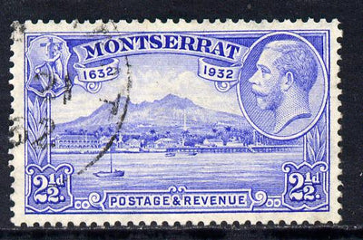 Montserrat 1932 KG5 Plymouth 2.5d ultramarine fine cds used SG 88