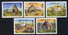 Mongolia 1999 Development of the Ger perf set of 5 unmounted mint, SG 2789-93