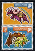 Singapore 2003 Chinese New Year - Year of the Goat perf set of 2 unmounted mint, SG 1262-63