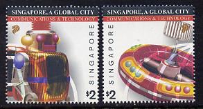 Singapore 2003 Singapore - A Global City 2nd series set of 2 unmounted mint SG 1277-78