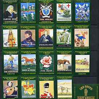 Match Box Labels - complete set of 20 Inn Signs, superb unused condition (Cornish Match Co for Ind Coope East Anglia)