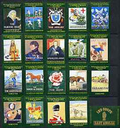 Match Box Labels - complete set of 20 Inn Signs, superb unused condition (Cornish Match Co for Ind Coope East Anglia)