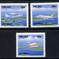 Palau 1989 Aircraft perf set of 3 unmounted mint SG 261-64