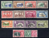 Trinidad & Tobago 1938-44 KG6 definitive set complete - 14 values plus 12c shade good to fine used SG 246-56