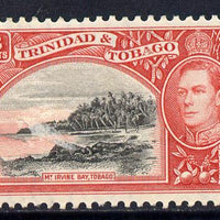 Trinidad & Tobago 1938-44 KG6 3c black & scarlet unmounted mint SG 248