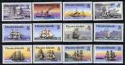 Pitcairn Islands 1988 Ships definitive set complete - 12 values unmounted mint SG 315-26