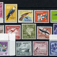 Nauru 1966 Decimal definitive set complete - 14 values unmounted mint SG 66-79