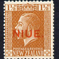 Niue 1917-21 KG5 1.5d orange-brown unmounted mint SG 26